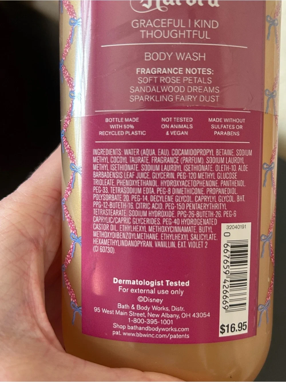 Bath & Body Works Disney Princess Aurora Body Wash